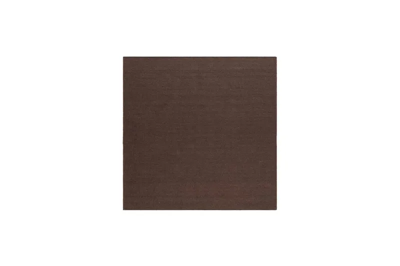 Ullmatta Molly, 200x200 cm, Chocolate brown