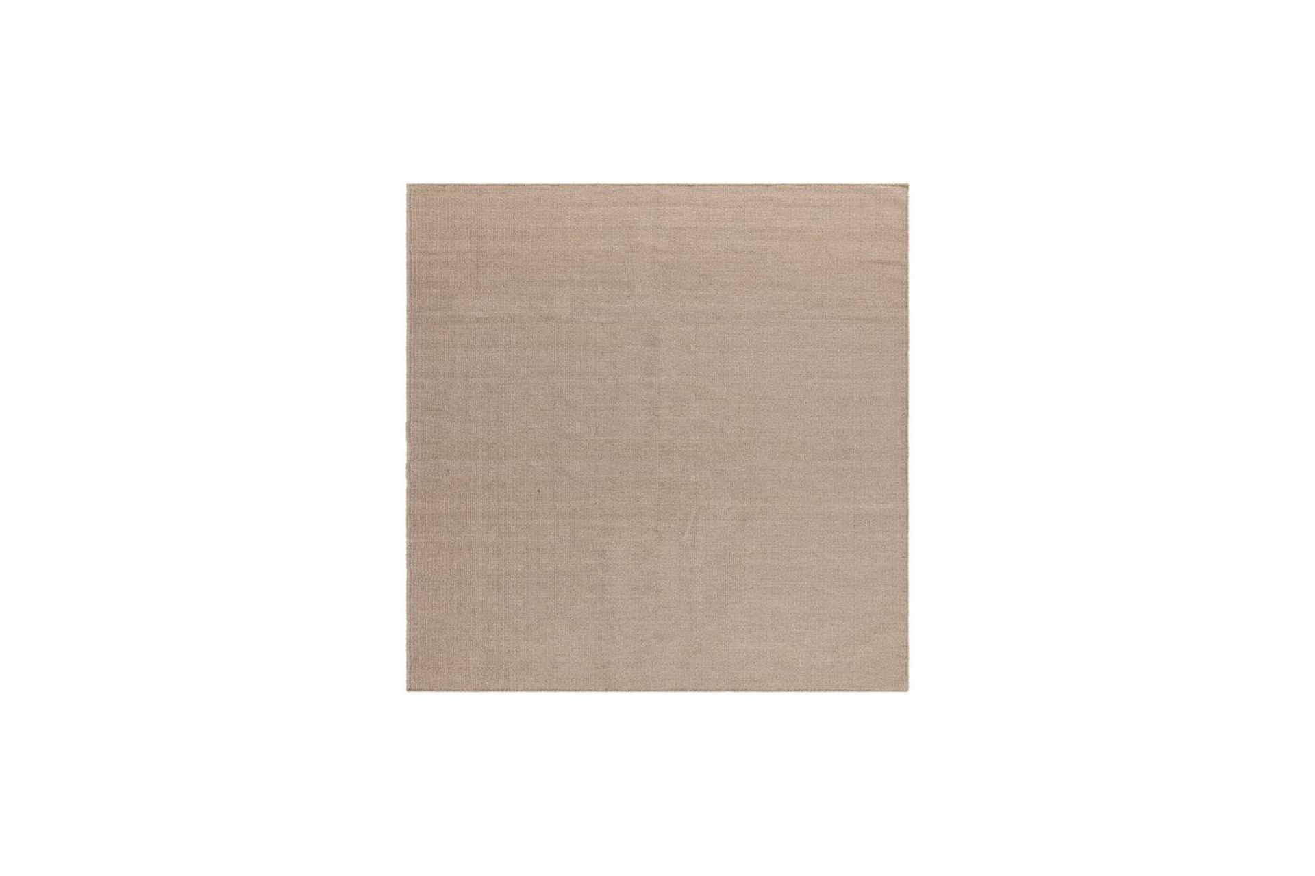 Ullmatta Molly - 200x200 cm, Dark Linen