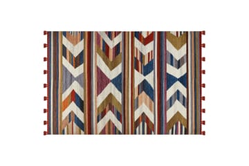 Ullmatta Mrgashat 200x300 cm - Blå - Textil & mattor - Matta - Modern matta - Ullmatta