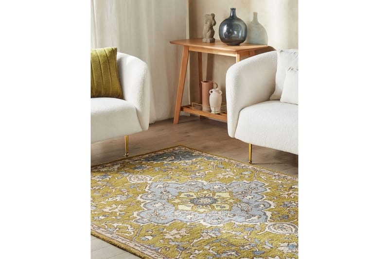 Ullmatta Mucur 140x200 cm - Gul - Textil & mattor - Matta - Modern matta - Ullmatta