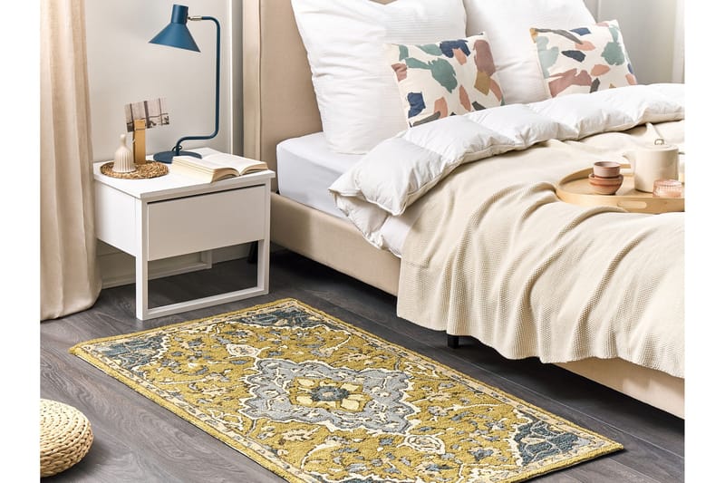 Ullmatta Mucur 80x150 cm - Gul - Textil & mattor - Matta - Modern matta - Ullmatta