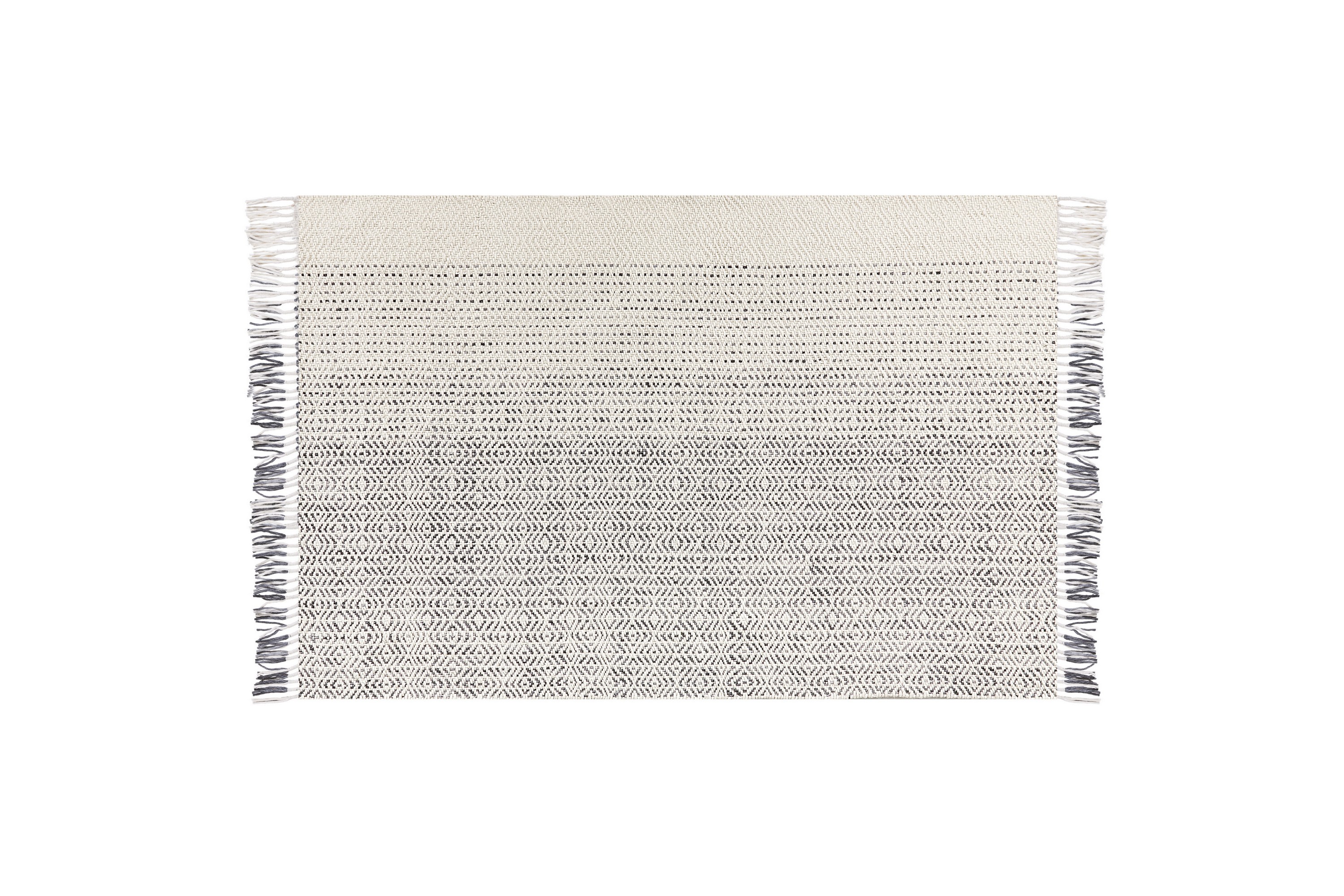 Ullmatta Omerli 140x200 cm Svart/Vit