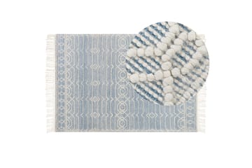 Ullmatta Orhaneli 160x230 cm - Blå - Textil & mattor - Matta - Modern matta - Ullmatta