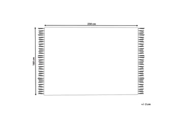 Ullmatta Savuca 160x230 cm - Svart/Vit - Textil & mattor - Matta - Modern matta - Ullmatta