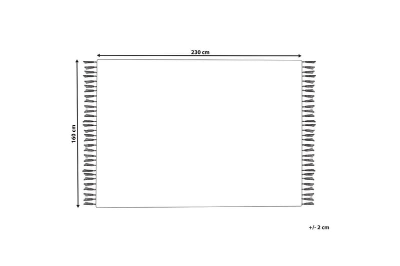 Ullmatta Savuca 160x230 cm - Svart/Vit - Textil & mattor - Matta - Modern matta - Ullmatta