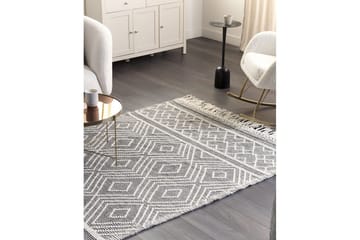 Ullmatta Savuca 160x230 cm - Svart/Vit - Textil & mattor - Matta - Modern matta - Ullmatta
