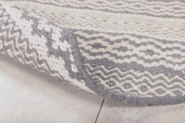 Sishu Ullmatta Rund 200 cm - Ljusgrå - Textil & mattor - Matta - Modern matta - Ullmatta