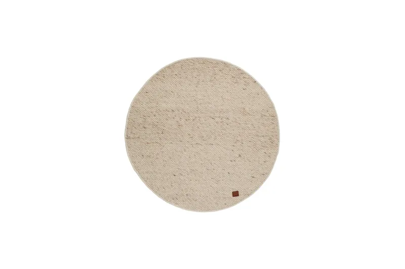 Skagen Ullmatta 160 cm Rund - Naturmelange - Textil & mattor - Matta - Modern matta - Ullmatta