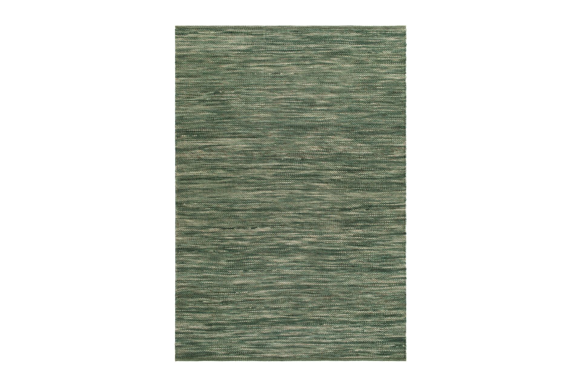 Skagen Ullmatta 160x230 cm Rektangulär - Grönmelange