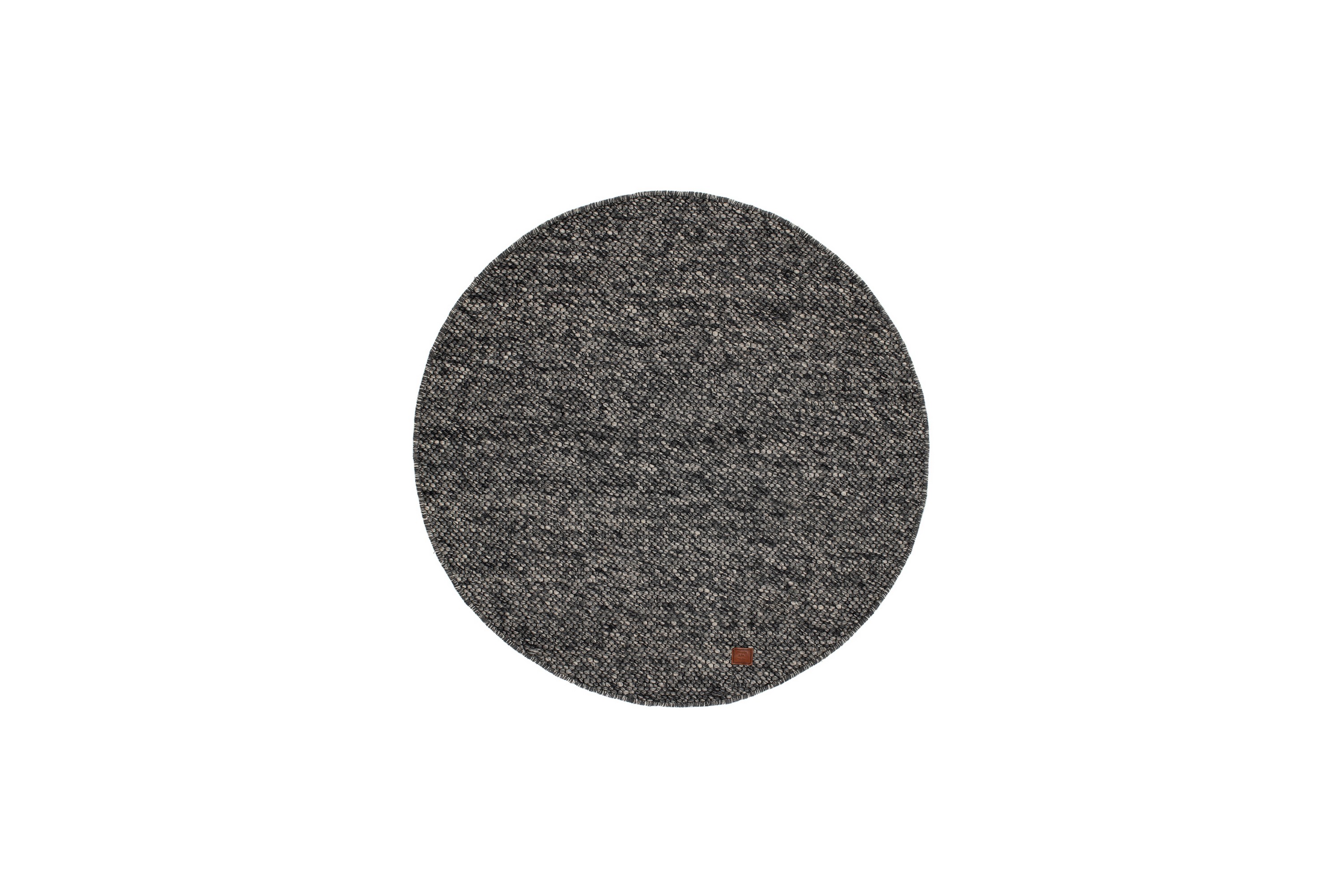 skagen ullmatta 200 cm rund - grafitmelange