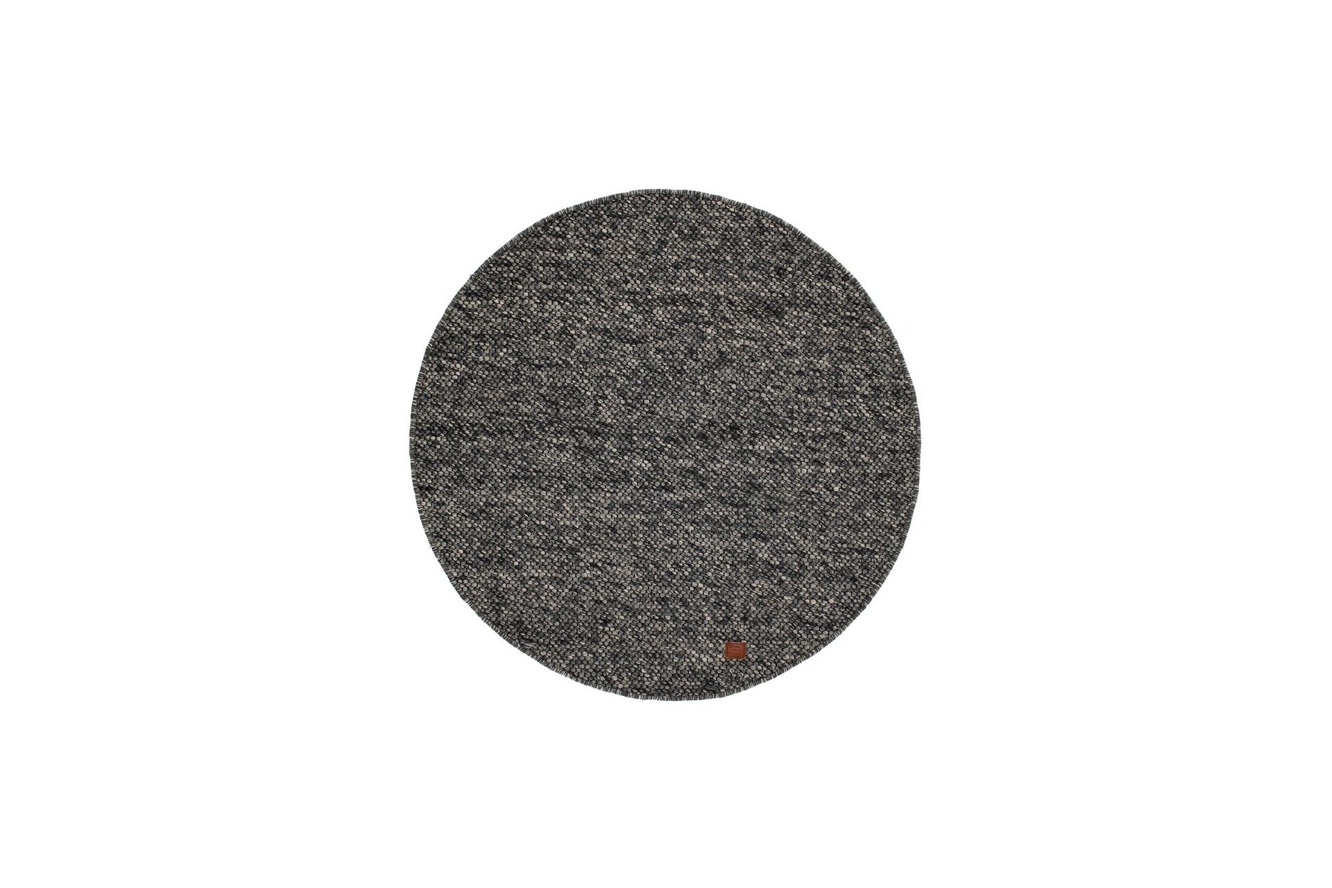 Skagen Ullmatta 200 cm Rund - Grafitmelange