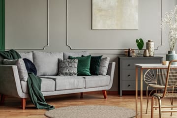 Skagen Ullmatta 200 cm Rund - Sandmelange - Textil & mattor - Matta - Modern matta - Ullmatta