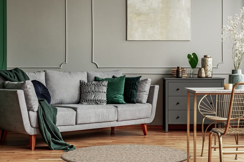 Skagen Ullmatta 200 cm Rund - Sandmelange - Textil & mattor - Matta - Modern matta - Ullmatta