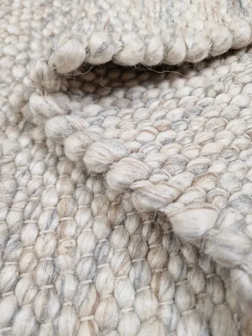 Skagen Ullmatta 200 cm Rund - Sandmelange - Textil & mattor - Matta - Modern matta - Ullmatta