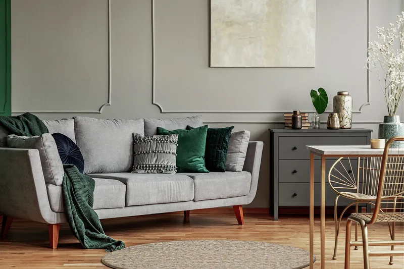 Skagen Ullmatta 240 cm Rund - Sandmelange - Textil & mattor - Matta - Modern matta - Ullmatta