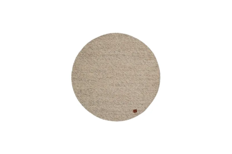 Skagen Ullmatta 240 cm Rund, Sandmelange