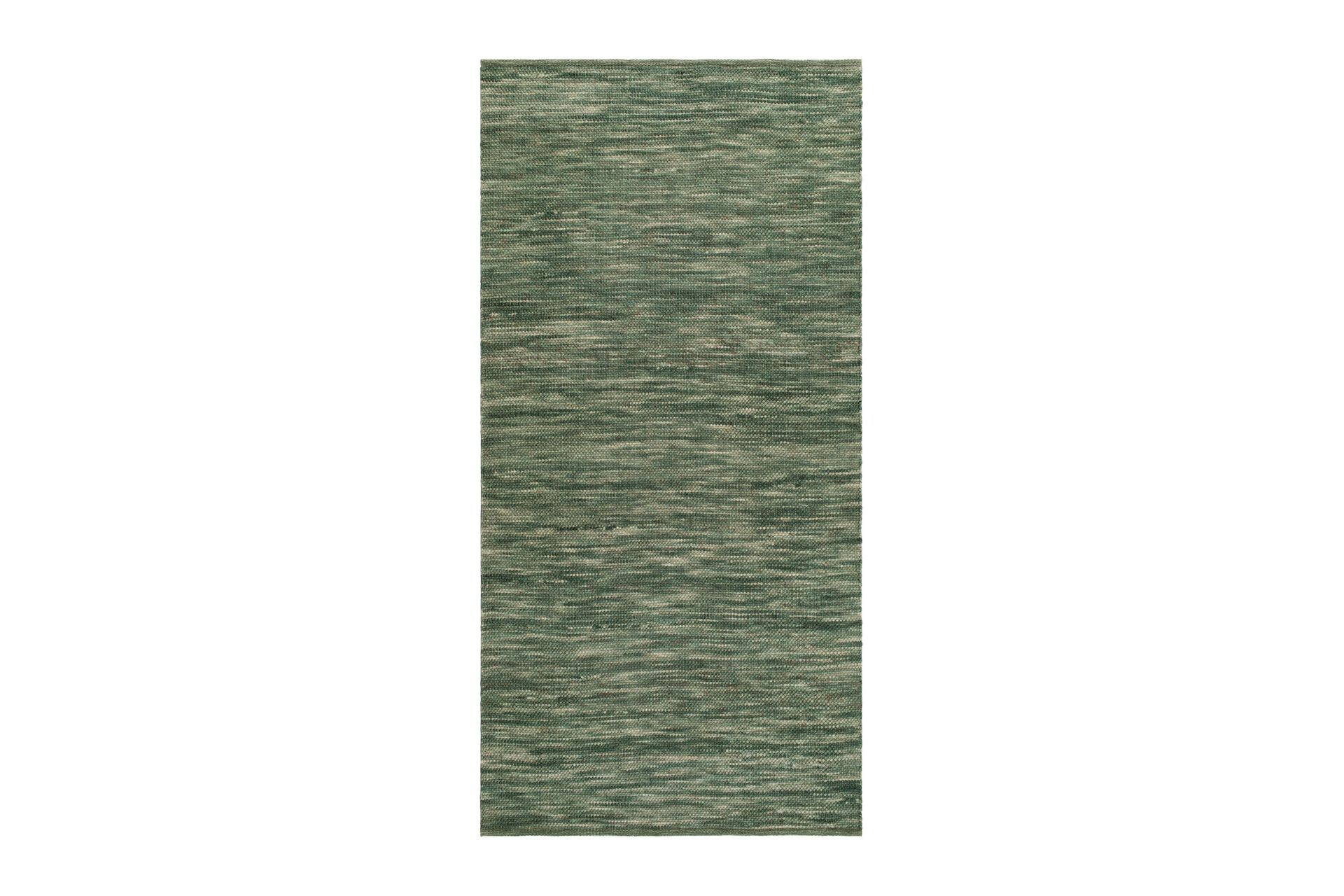 Skagen Ullmatta 75x150 cm Rektangul&auml;r - Gr&ouml;nmelange