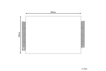 Ullmatta Tatlisu 160x230 cm - Grå - Textil & mattor - Matta - Modern matta - Ullmatta