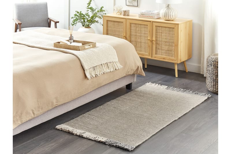 Ullmatta Tekeler 80x150 cm - Grå - Textil & mattor - Matta - Modern matta - Ullmatta