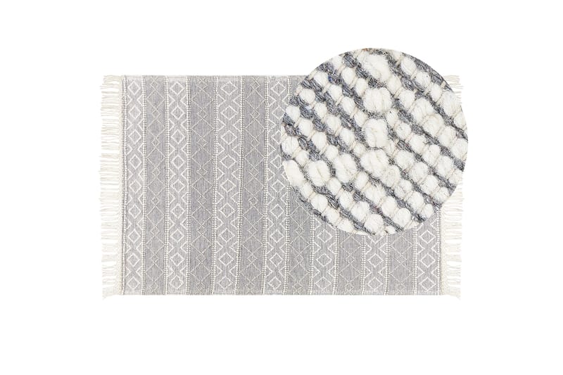 Ullmatta Tonya 160x230 cm - Grå - Textil & mattor - Matta - Modern matta - Ullmatta