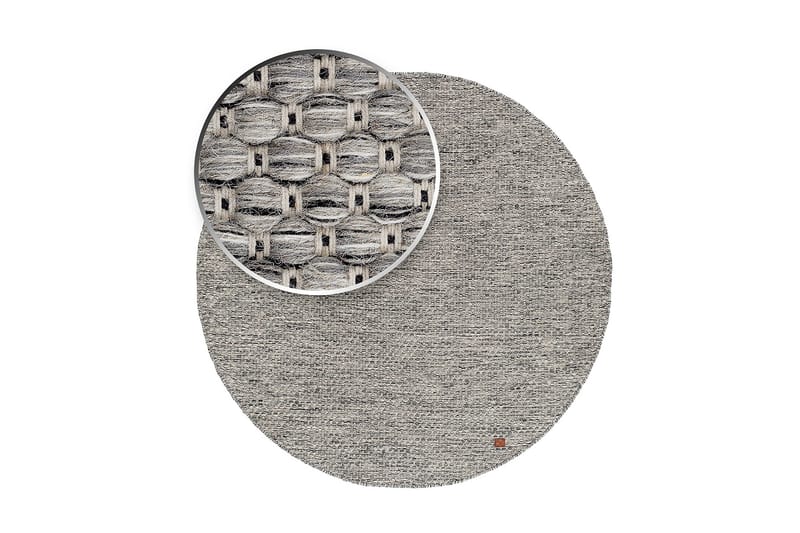 Torekov Ullmatta Rund 200 cm - Grå - Textil & mattor - Matta - Modern matta - Ullmatta