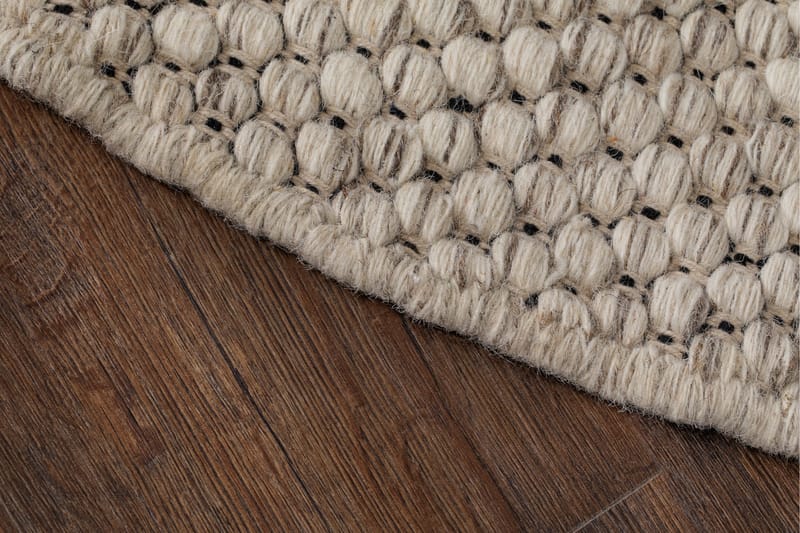 Torekov Ullmatta Rund 200 cm - Vit - Textil & mattor - Matta - Modern matta - Ullmatta