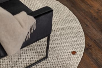 Torekov Ullmatta Rund 200 cm - Vit - Textil & mattor - Matta - Modern matta - Ullmatta
