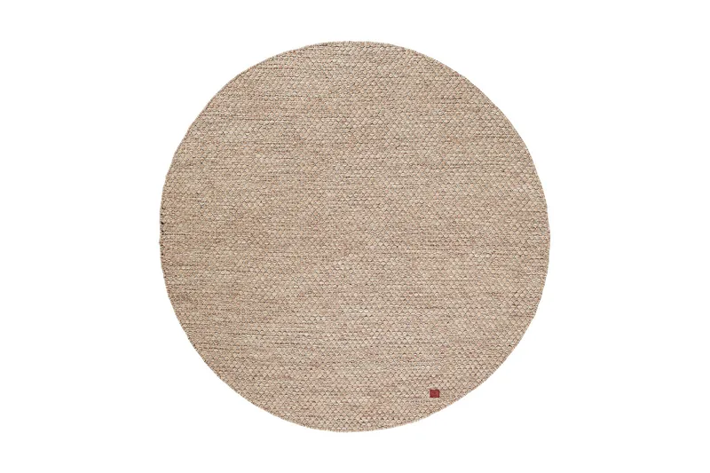 Torekov Ullmatta Rund 240 cm - Linne - Textil & mattor - Matta - Modern matta - Ullmatta