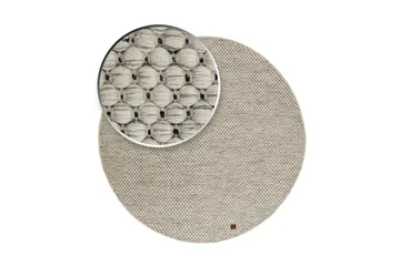 Torekov Ullmatta Rund 240 cm - Vit - Textil & mattor - Matta - Modern matta - Ullmatta