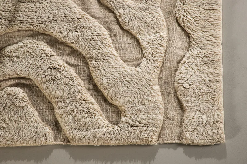 Trondheim x Josefin Lustig Ullmatta 402x400 cm Beige - Vind - Textil & mattor - Matta - Modern matta - Ullmatta
