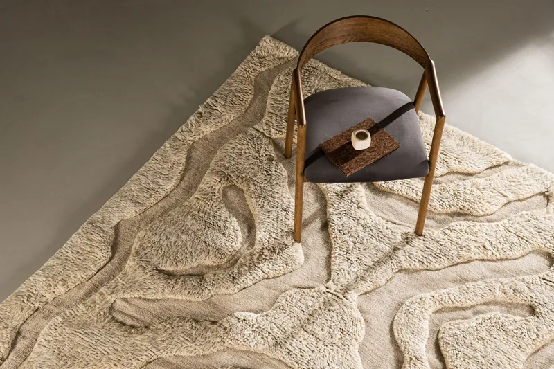 Trondheim x Josefin Lustig Ullmatta 402x400 cm Beige - Vind - Textil & mattor - Matta - Modern matta - Ullmatta
