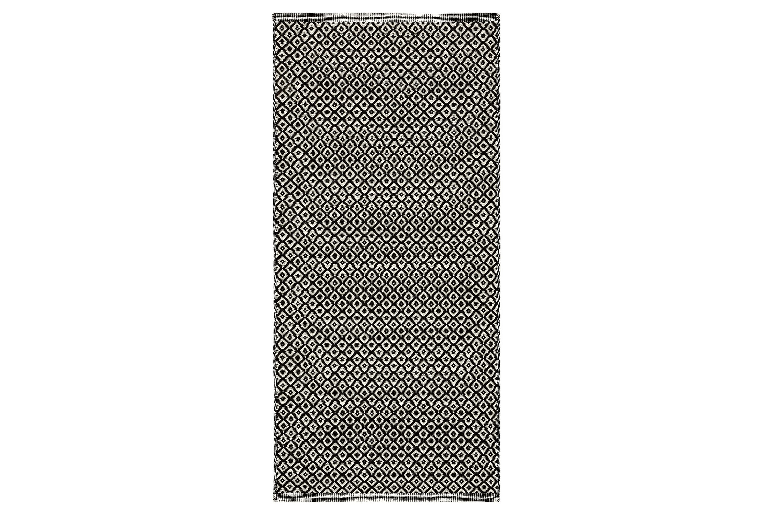 Ullmatta Björkö140x200 Svart Horredsmattan