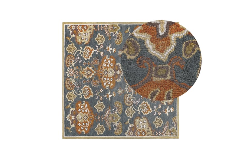 Ullmatta Umurlu 200x200 cm - Orange - Textil & mattor - Matta - Modern matta - Ullmatta