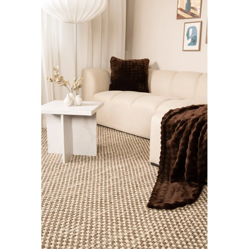 Ullmatta Vasa - 140x200 cm, Greige - Textil & mattor - Matta - Modern matta - Ullmatta