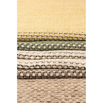 Ullmatta Vasa - 140x200 cm, Gul - Textil & mattor - Matta - Modern matta - Ullmatta