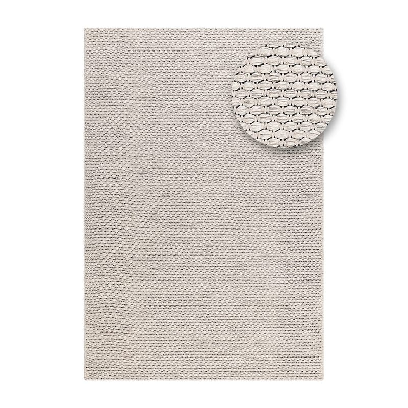 Ullmatta Vasa - 160x230 cm, kräm - Textil & mattor - Matta - Modern matta - Ullmatta