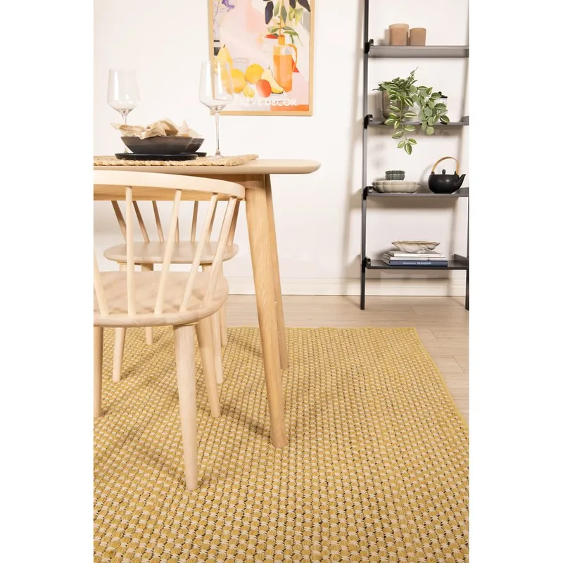 Ullmatta Vasa - 160x230 cm, Yellow - Textil & mattor - Matta - Modern matta - Ullmatta