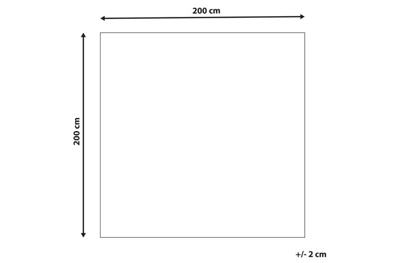 Ullmatta Vize 200x200 cm - Brun - Textil & mattor - Matta - Modern matta - Ullmatta
