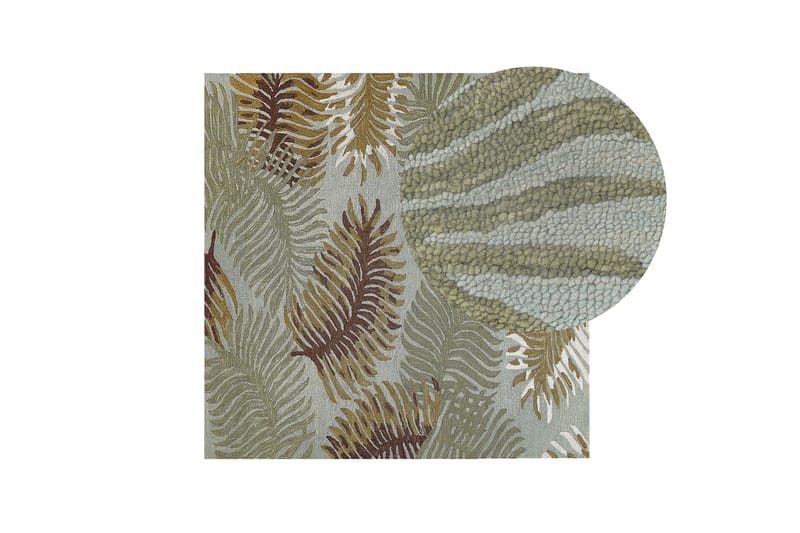 Ullmatta Vize 200x200 cm - Brun - Textil & mattor - Matta - Modern matta - Ullmatta