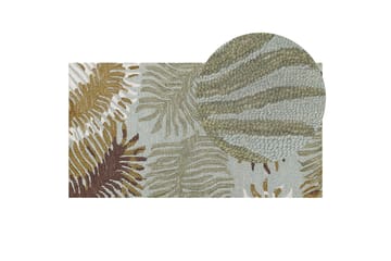 Ullmatta Vize 80x150 cm Kvadratisk - Brun - Textil & mattor - Matta - Modern matta - Ullmatta