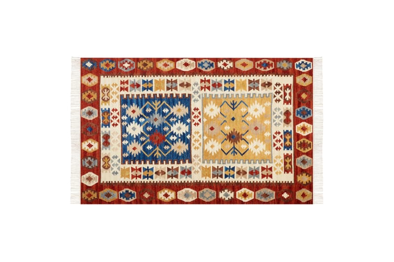 Ullmatta Voskehat 140x200 cm - Röd - Textil & mattor - Matta - Modern matta - Gångmatta