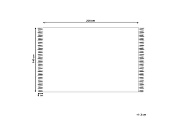 Ullmatta Voskehat 140x200 cm - Röd - Textil & mattor - Matta - Modern matta - Gångmatta
