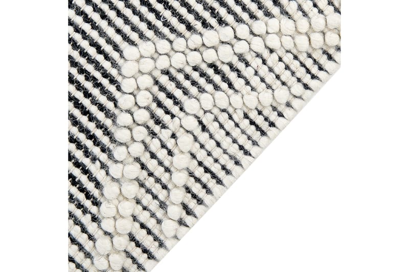 Ullmatta Pazar 160x230 cm - Svart/Vit - Textil & mattor - Matta - Modern matta - Ullmatta