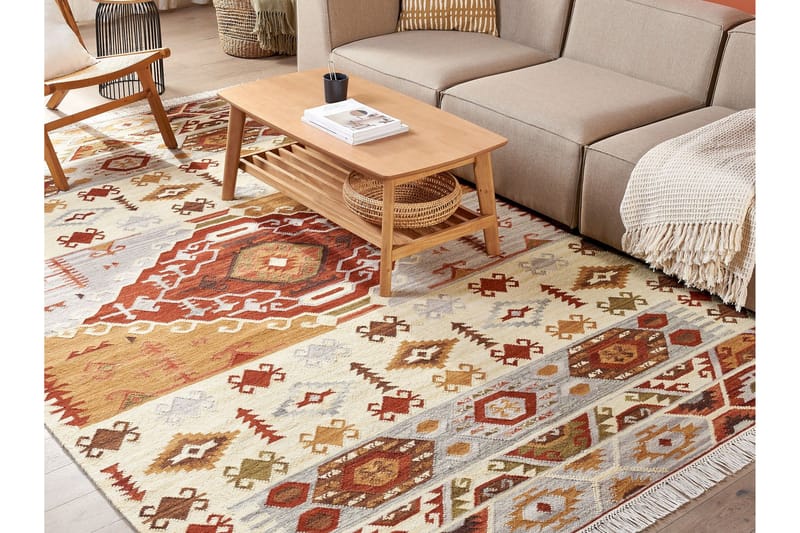 Ullmatta Proshyan 200x300 cm - Orange - Textil & mattor - Matta - Modern matta - Ullmatta