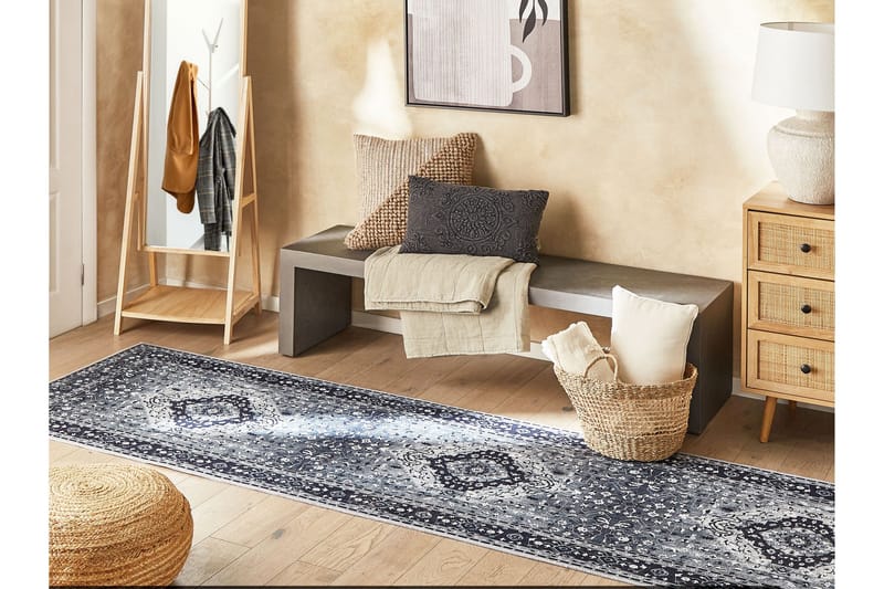 Vadkadam Ryamatta 80x300 cm - Grå - Textil & mattor - Matta - Modern matta - Ryamatta