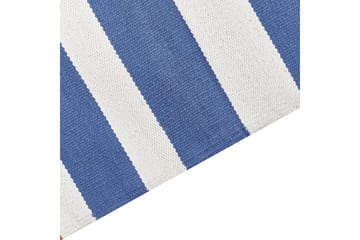 Varser Bomullsmatta 140x200 cm - Blå - Textil & mattor - Matta - Modern matta - Bomullsmatta