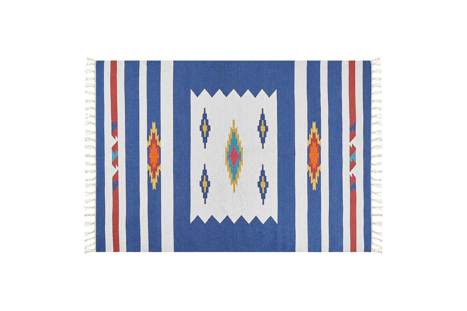 Varser Bomullsmatta 140x200 cm - Bl&aring;