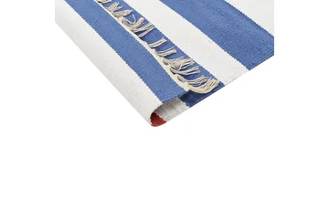 Varser Bomullsmatta 200x300 cm - Blå - Textil & mattor - Matta - Modern matta - Bomullsmatta