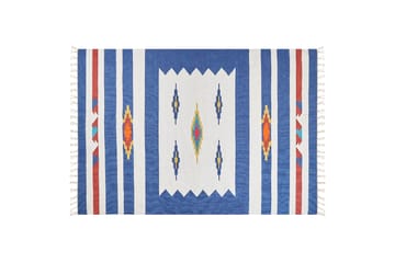 Varser Bomullsmatta 200x300 cm - Blå - Textil & mattor - Matta - Modern matta - Bomullsmatta