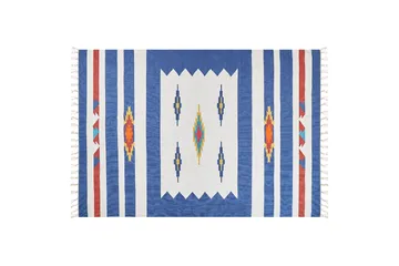 Varser Bomullsmatta 200x300 cm - Blå - Textil & mattor - Matta - Modern matta - Bomullsmatta